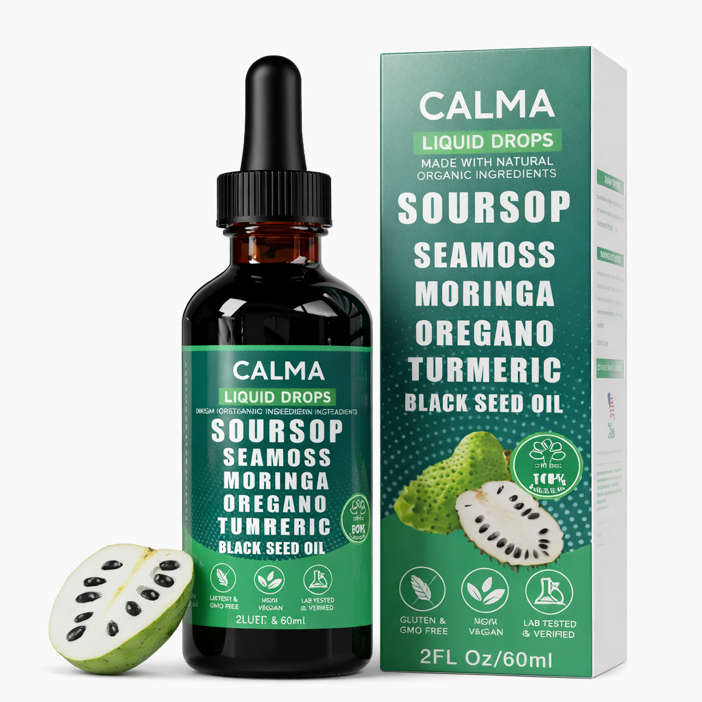 Calma 10-in-1 Soursop Drops for Gut & Energy