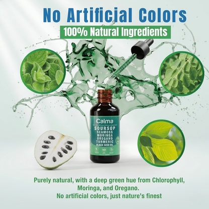 Calma 10-in-1 Soursop Drops for Gut & Energy